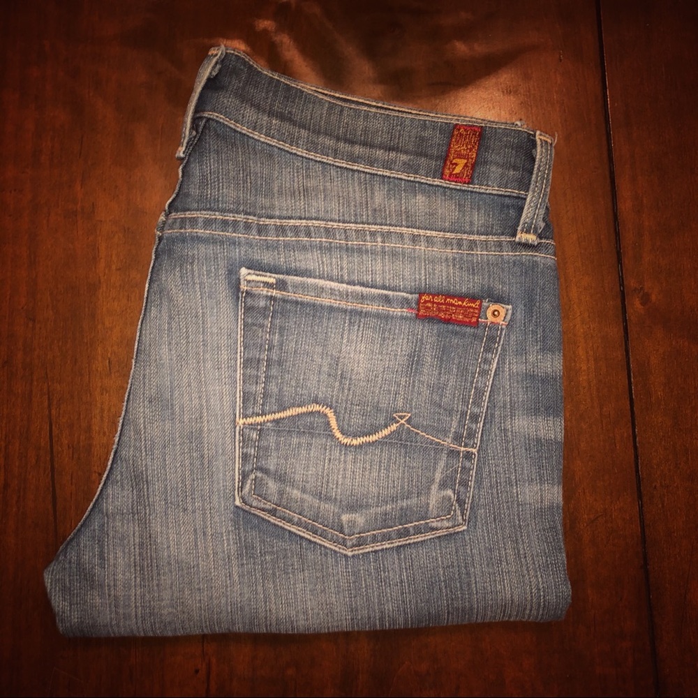 Seven 7 For All Mankind Slim Skinny Jeans 26x33
